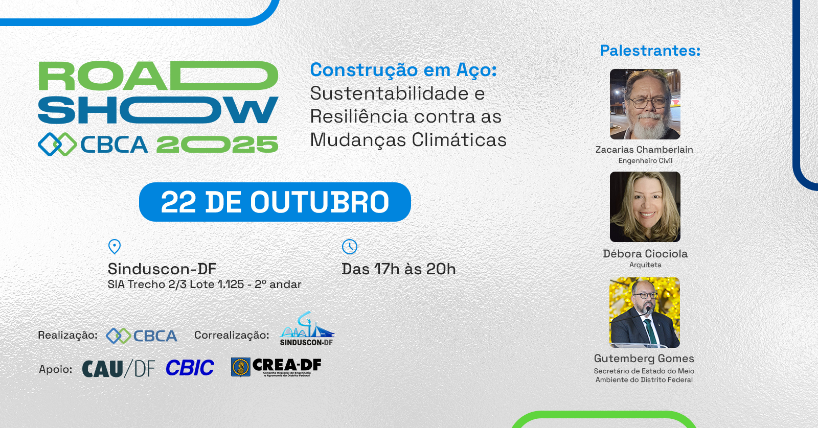 RoadShow CBCA 2025 chega a Brasília